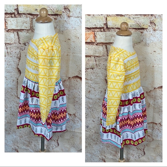 NWT Sunshine Day-sies Southwestern Dress - Picture 4 of 10